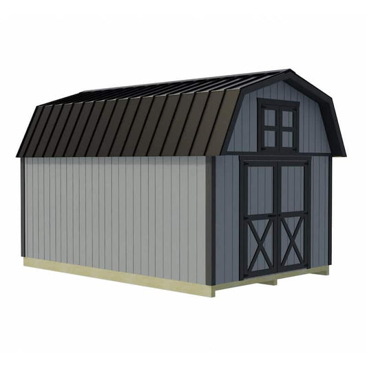 Woodville 10 ft. x 12 ft. Wood Storage Shed Kit with Floor Including 4 x 4 Runners
